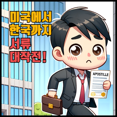 미국 졸업증명서, 성적증명서, 경력증명서 아포스티유