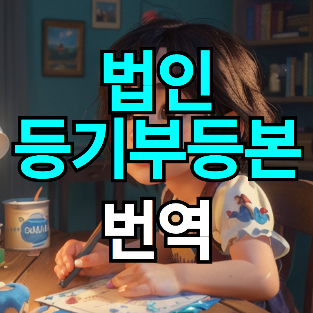 해외 은행 및 금융기관 법인 등기부등본 번역