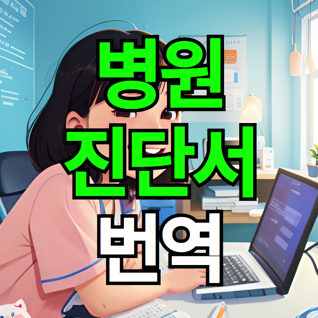 해외 보험사에 제출하기 위한 병원진단서 번역