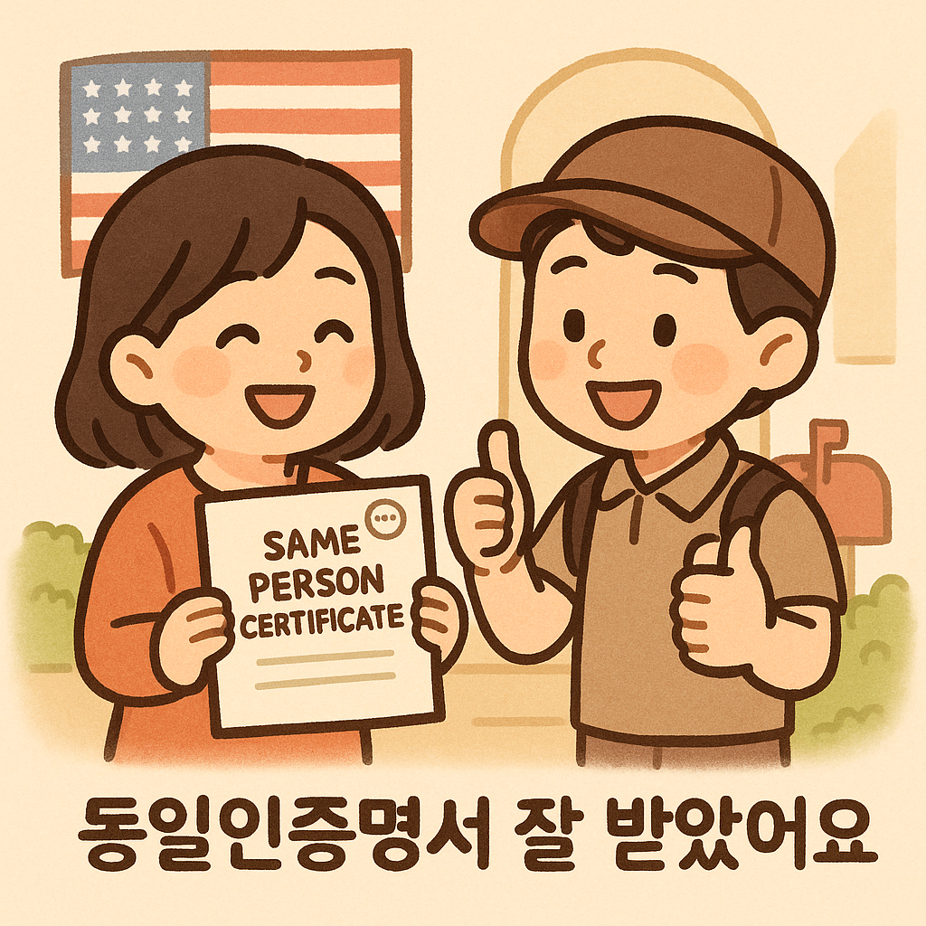 동일인증명서 포함 공증·아포스티유 한 번에!
